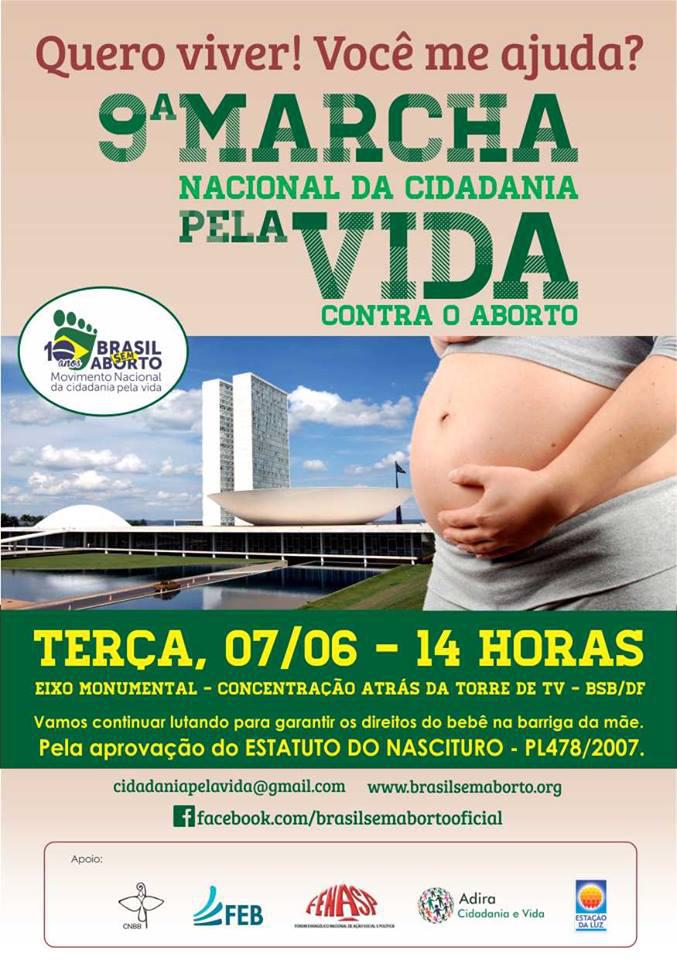 9ª Marcha Nacional da Cidadania pela VIDA
