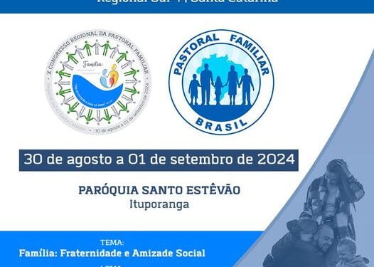 Abertas as inscrições para o Congresso Regional da Pastoral Familiar