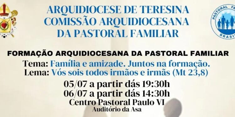 Teresina (PI) reforça discussão sobre Família e Amizade