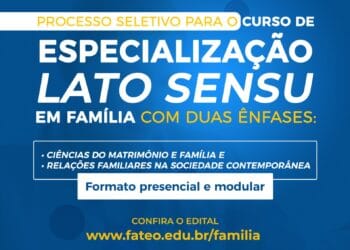 Especialização sobre família abre inscrições para todo o país
