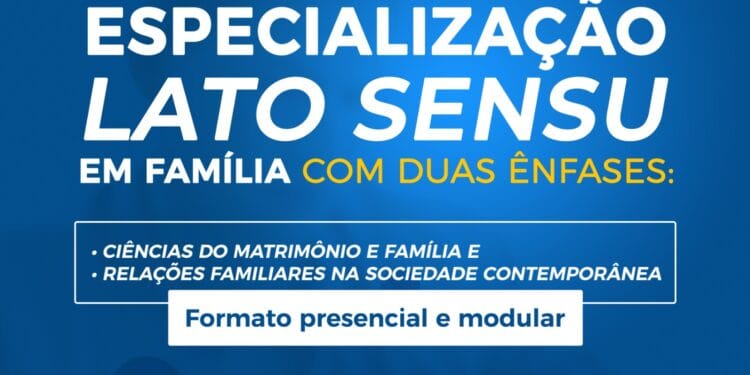 Especialização sobre família abre inscrições para todo o país