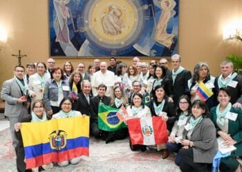 Integrantes da Pastoral Familiar se reúnem com Papa Francisco em audiência sobre Projeto Esperança