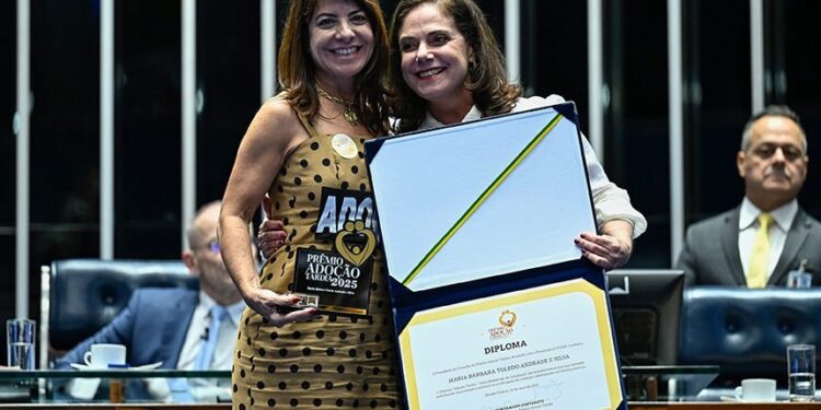 Iniciativa de apoio à adoção é premiada no Senado Nacional