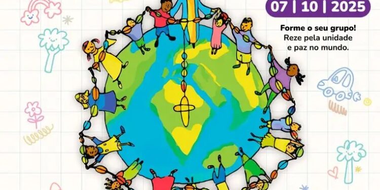 Crianças são convidadas a rezar o terço pela paz