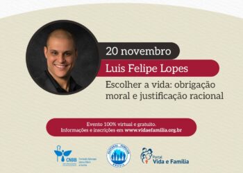 Escolha da vida, com as obrigações morais e justificação racional é tema de palestra nesta quinta (20)