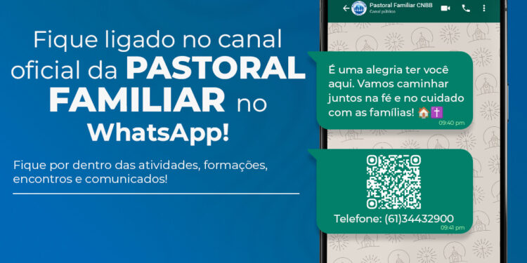 Comissão Nacional da Pastoral Familiar lança canal oficial no WhatsApp