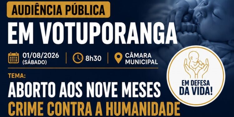 Pastoral Familiar promove audiência pública em favor da vida em Votuporanga (SP)